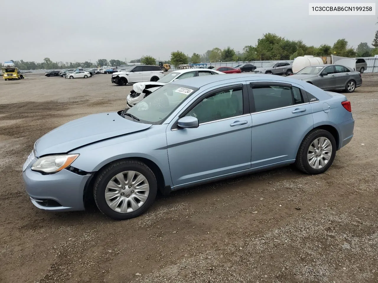 2012 Chrysler 200 Lx VIN: 1C3CCBAB6CN199258 Lot: 72237734