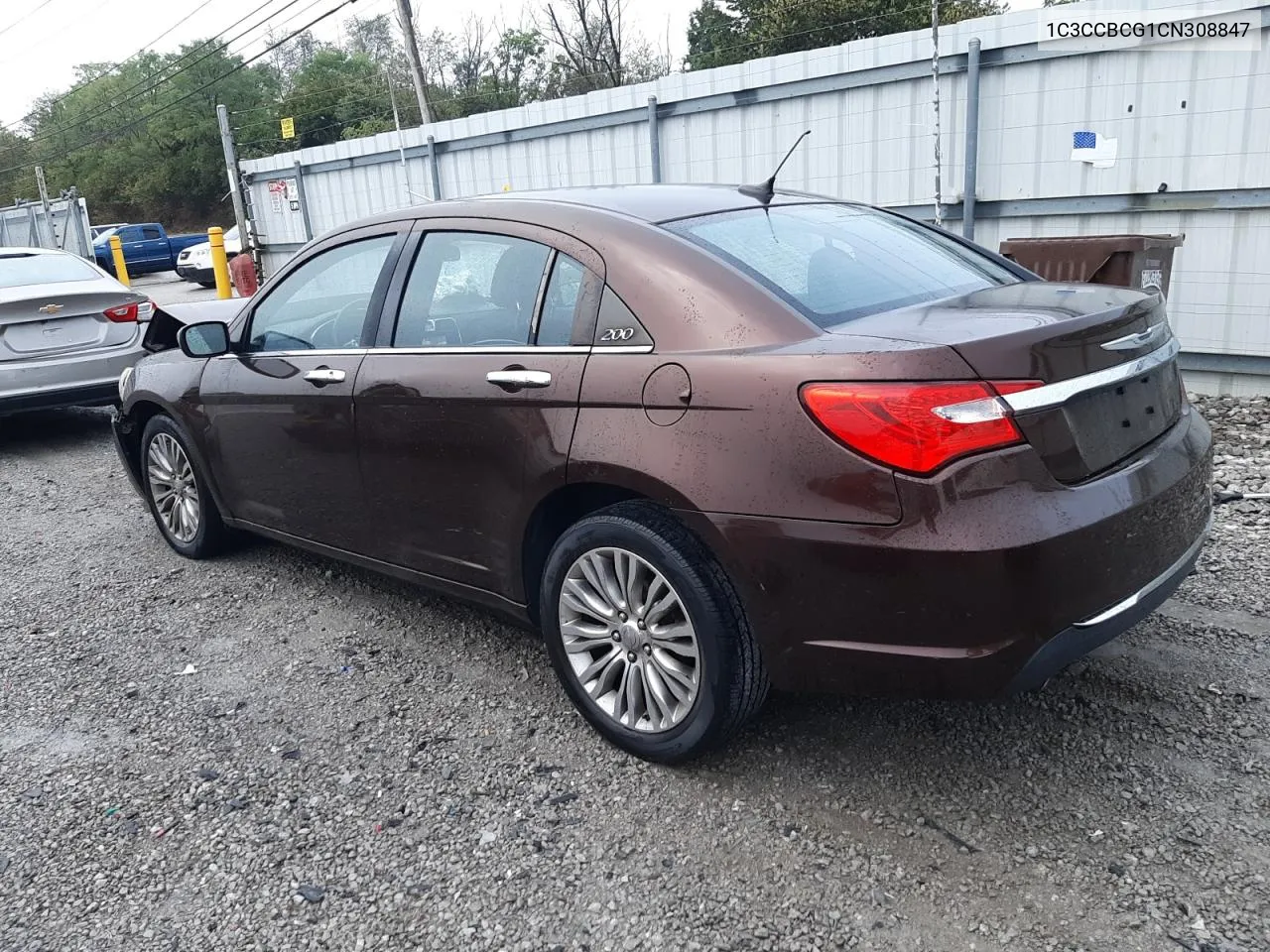 2012 Chrysler 200 Limited VIN: 1C3CCBCG1CN308847 Lot: 72772364