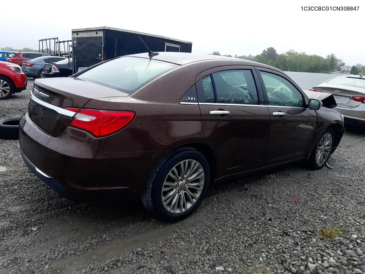 2012 Chrysler 200 Limited VIN: 1C3CCBCG1CN308847 Lot: 72772364