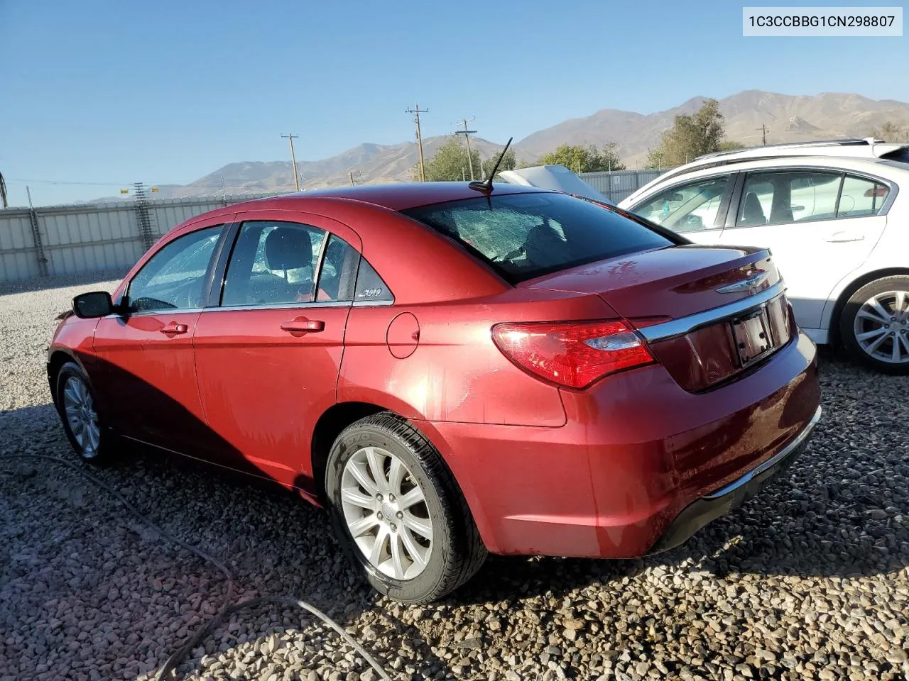 2012 Chrysler 200 Touring VIN: 1C3CCBBG1CN298807 Lot: 73238244