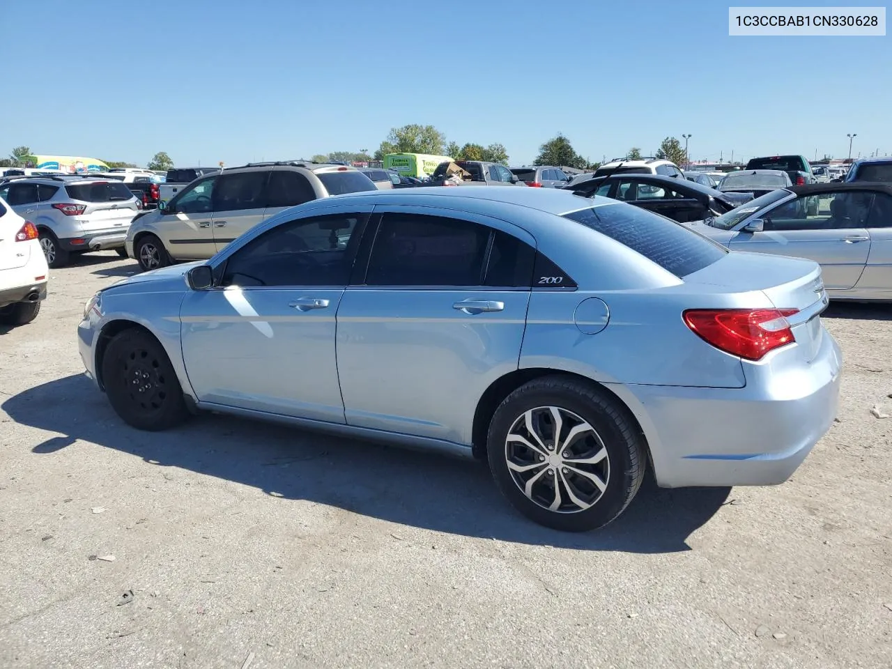 2012 Chrysler 200 Lx VIN: 1C3CCBAB1CN330628 Lot: 74278284