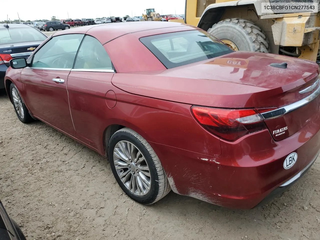 2012 Chrysler 200 Limited VIN: 1C3BCBFG1CN277543 Lot: 74474654