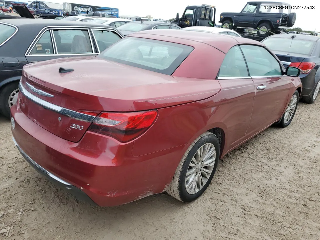 2012 Chrysler 200 Limited VIN: 1C3BCBFG1CN277543 Lot: 74474654