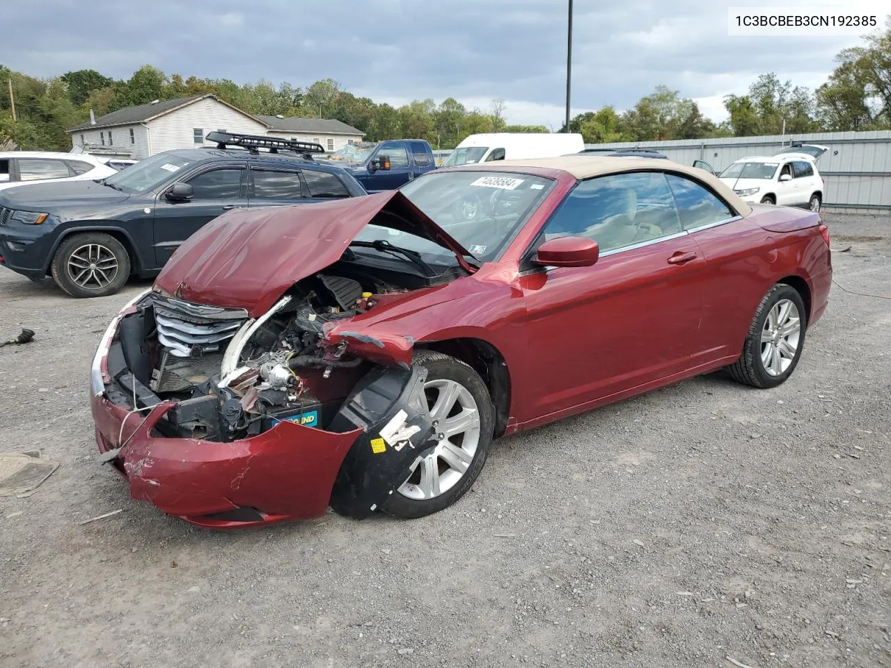 2012 Chrysler 200 Touring VIN: 1C3BCBEB3CN192385 Lot: 74639584