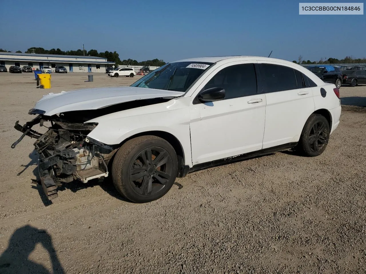 2012 Chrysler 200 Touring VIN: 1C3CCBBG0CN184846 Lot: 74909904