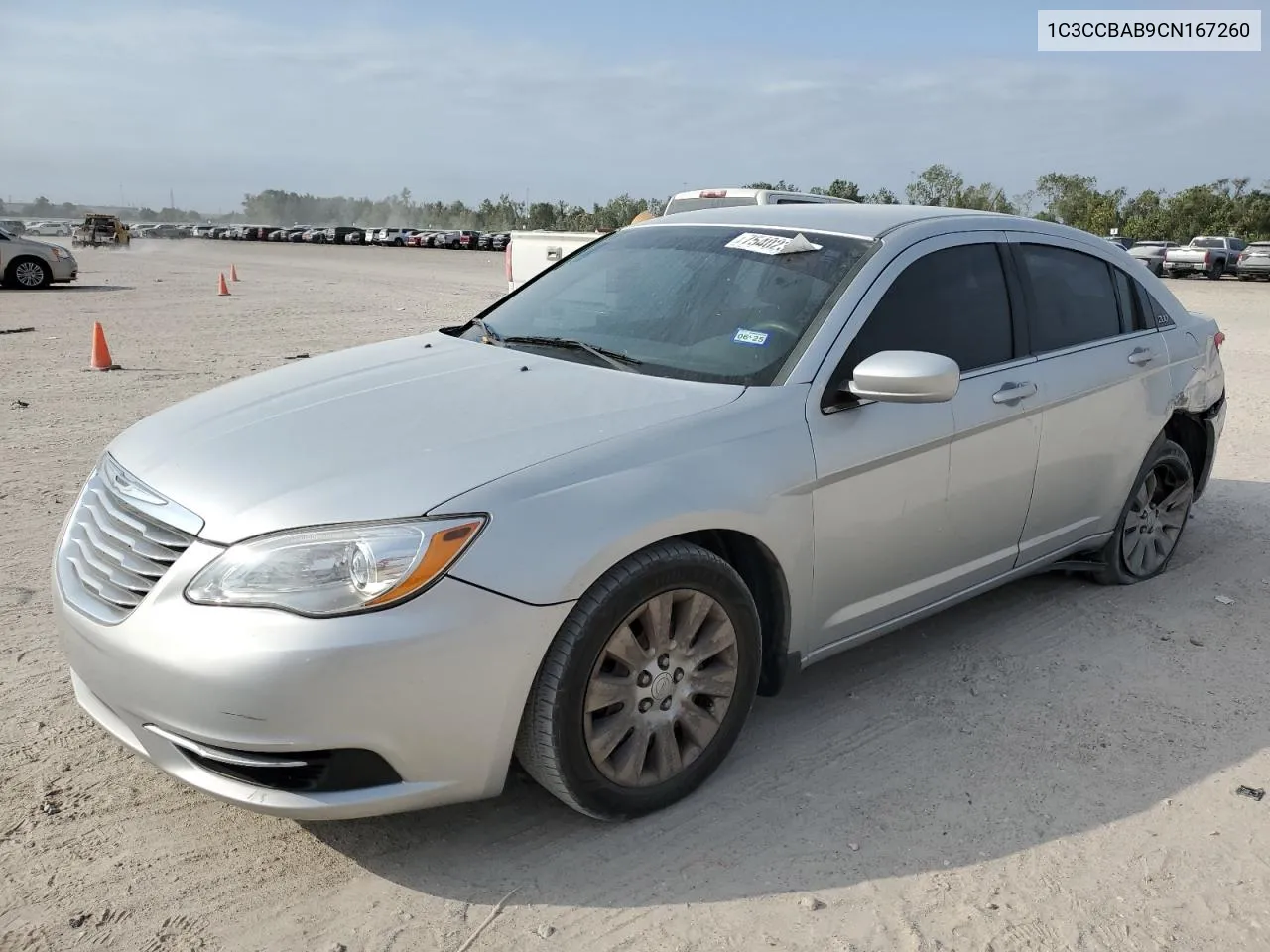 2012 Chrysler 200 Lx VIN: 1C3CCBAB9CN167260 Lot: 75402394