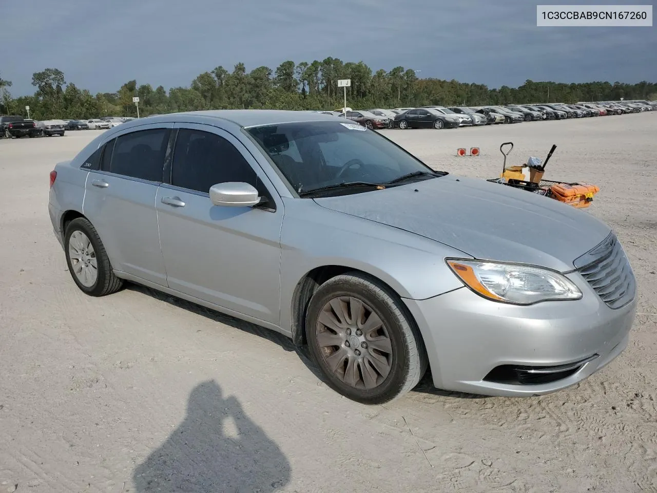 2012 Chrysler 200 Lx VIN: 1C3CCBAB9CN167260 Lot: 75402394