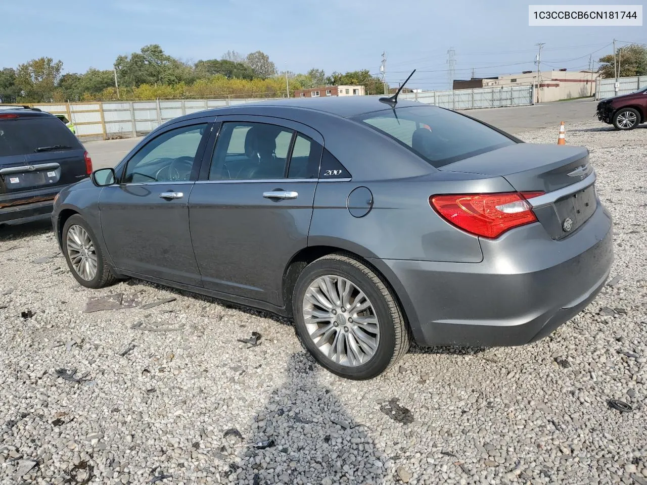 2012 Chrysler 200 Limited VIN: 1C3CCBCB6CN181744 Lot: 75833984