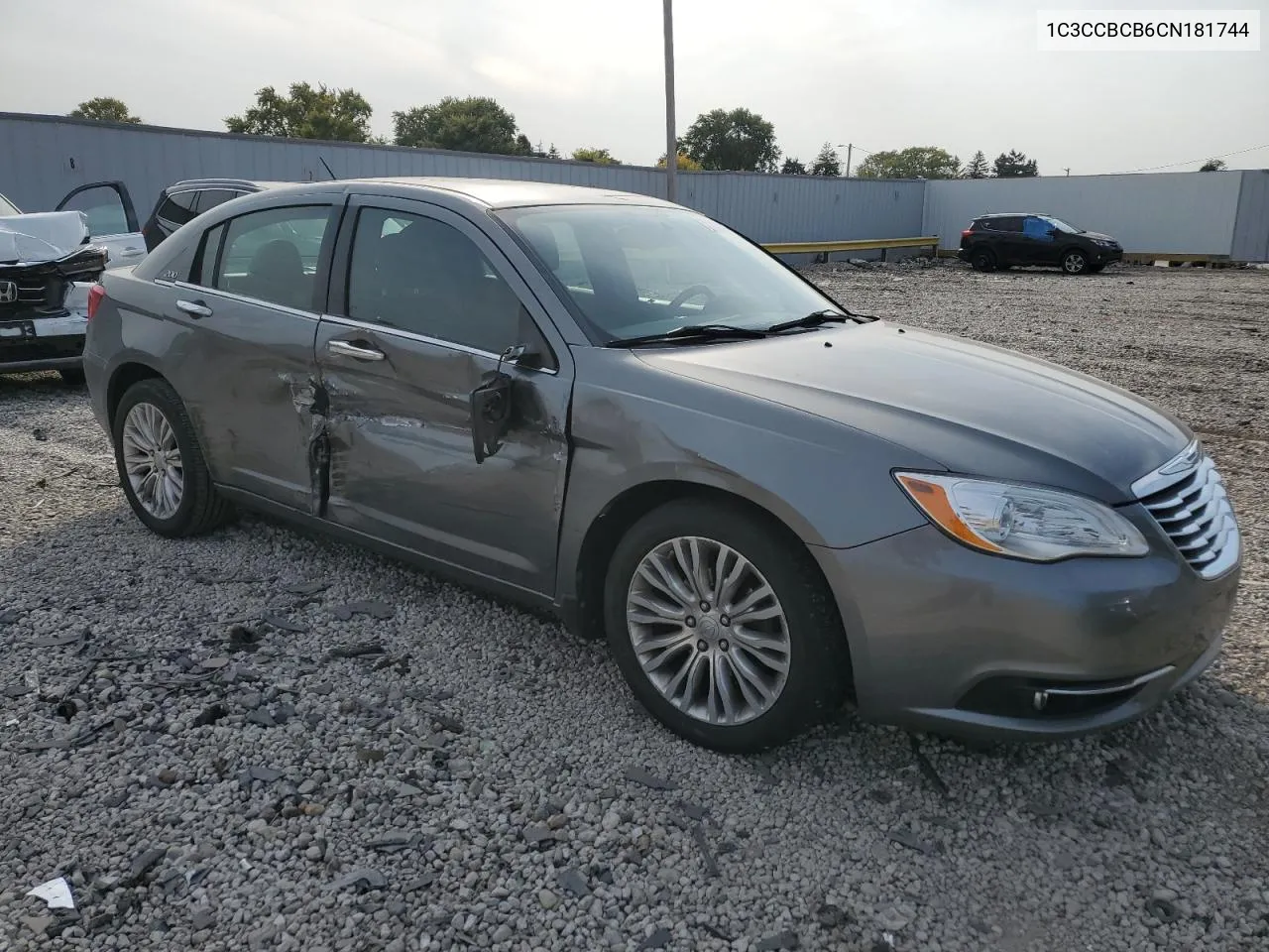 2012 Chrysler 200 Limited VIN: 1C3CCBCB6CN181744 Lot: 75833984