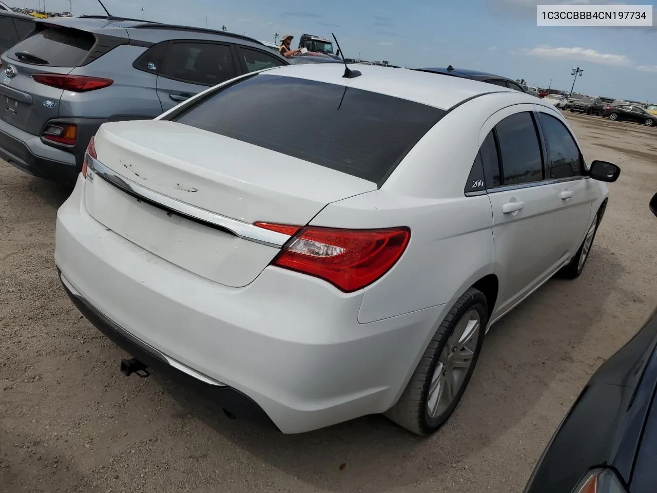 2012 Chrysler 200 Touring VIN: 1C3CCBBB4CN197734 Lot: 76564784