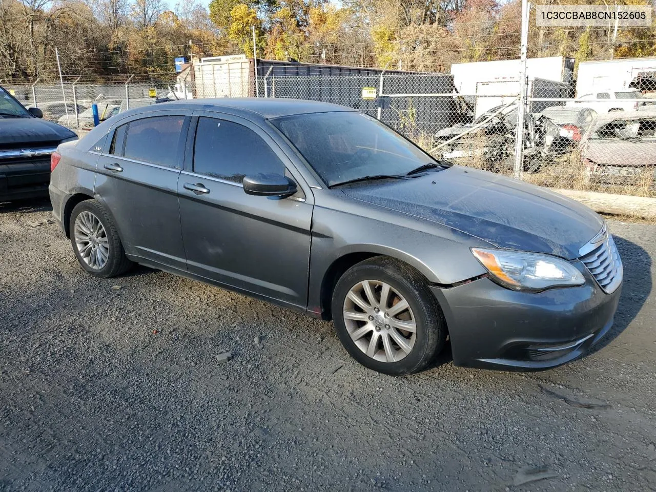 2012 Chrysler 200 Lx VIN: 1C3CCBAB8CN152605 Lot: 78834234