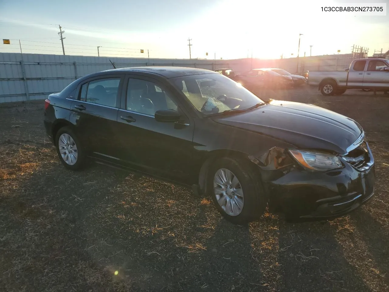 2012 Chrysler 200 Lx VIN: 1C3CCBAB3CN273705 Lot: 79305894