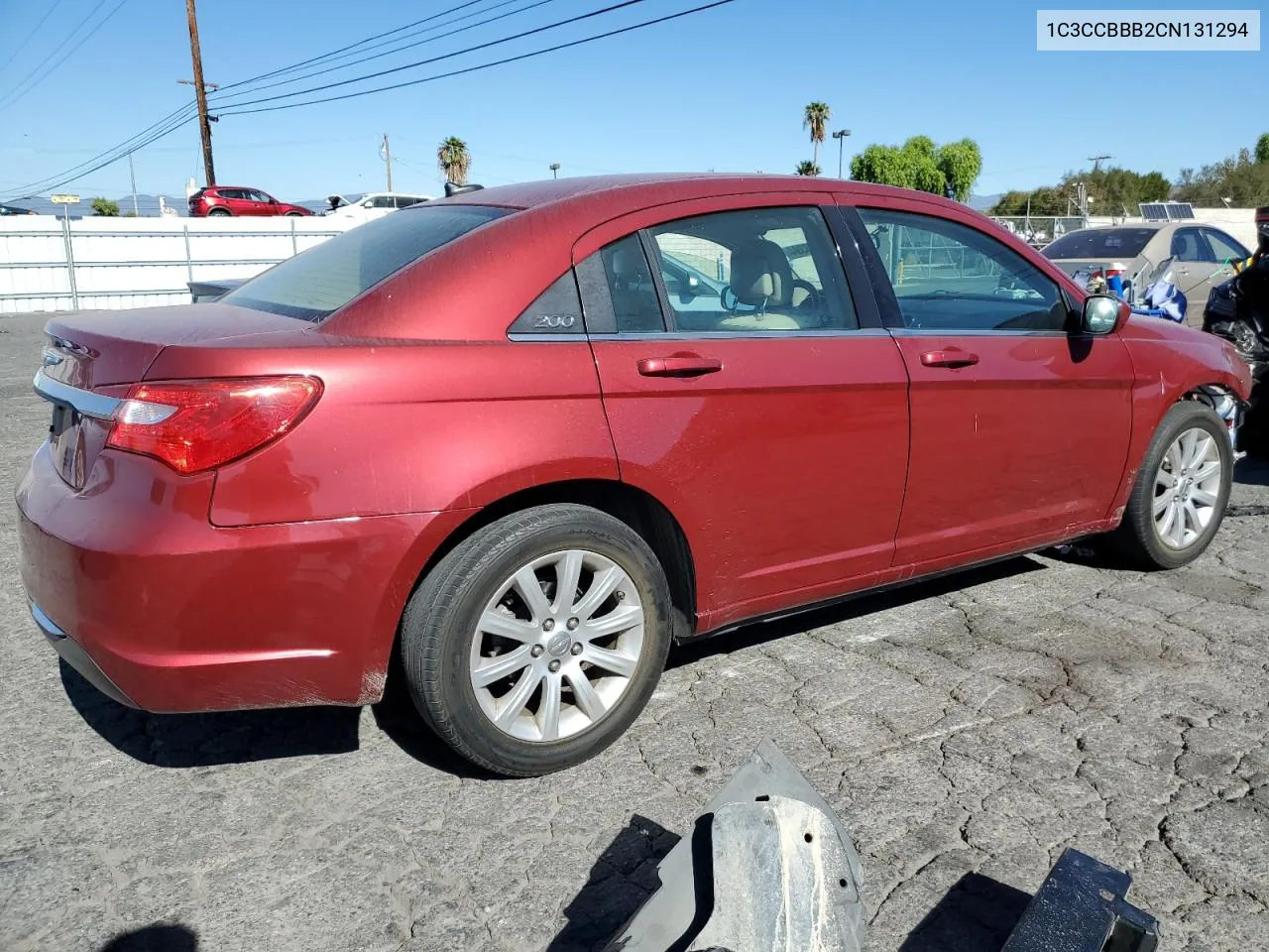 2012 Chrysler 200 Touring VIN: 1C3CCBBB2CN131294 Lot: 79563394