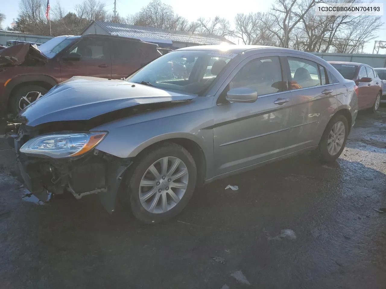 2013 Chrysler 200 Touring VIN: 1C3CCBBG6DN704193 Lot: 37476374