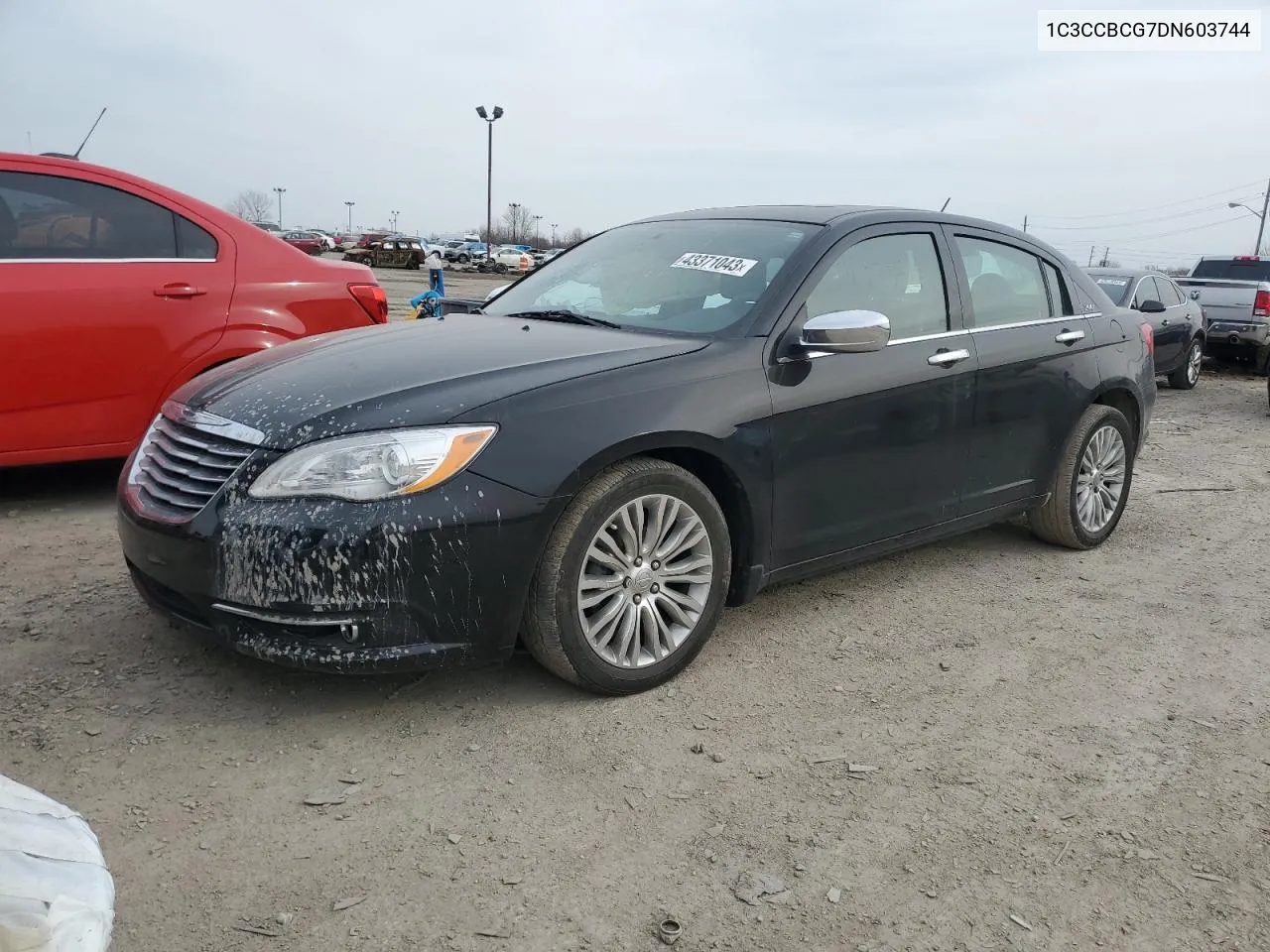 2013 Chrysler 200 Limited VIN: 1C3CCBCG7DN603744 Lot: 43371043