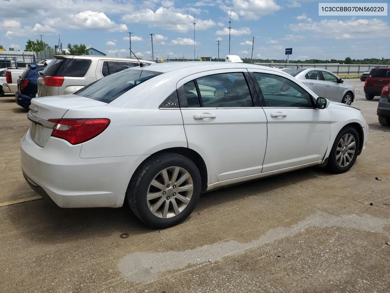 2013 Chrysler 200 Touring VIN: 1C3CCBBG7DN560220 Lot: 57707194