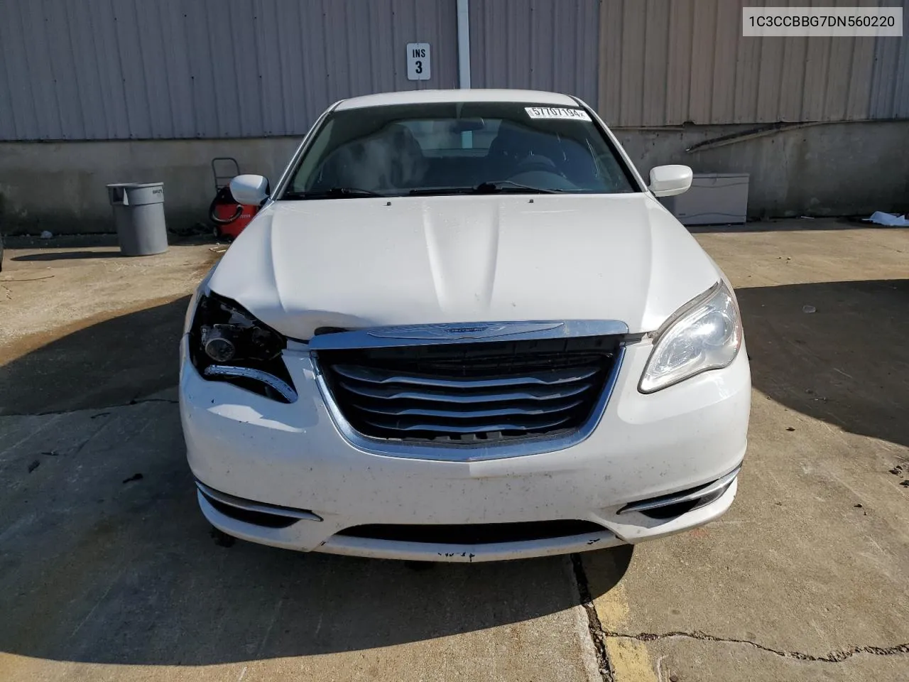 2013 Chrysler 200 Touring VIN: 1C3CCBBG7DN560220 Lot: 57707194