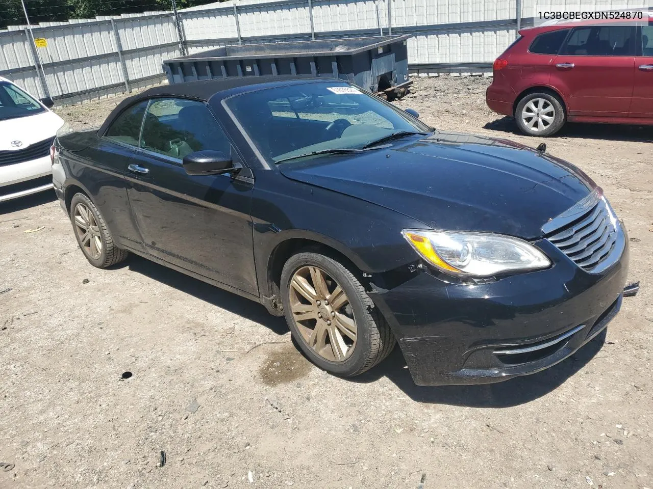 2013 Chrysler 200 Touring VIN: 1C3BCBEGXDN524870 Lot: 61676524