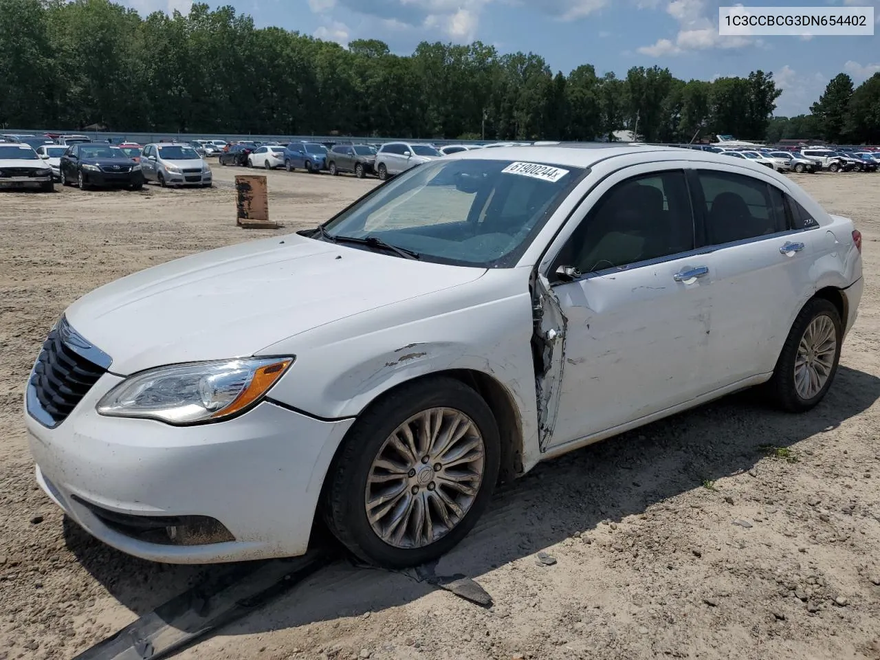 2013 Chrysler 200 Limited VIN: 1C3CCBCG3DN654402 Lot: 61900244