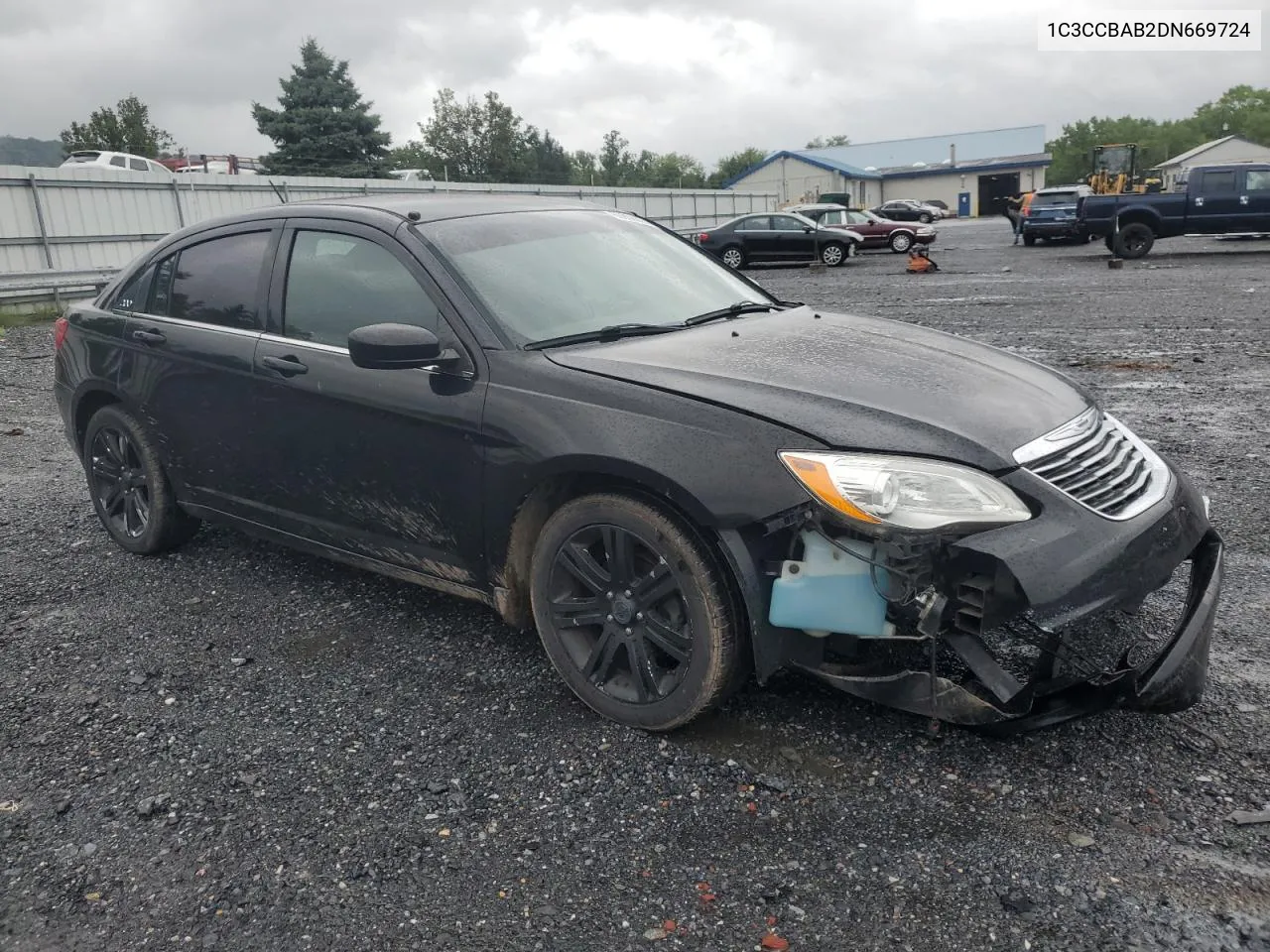 2013 Chrysler 200 Lx VIN: 1C3CCBAB2DN669724 Lot: 66656884