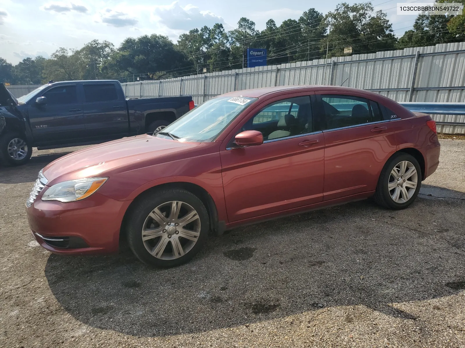 2013 Chrysler 200 Touring VIN: 1C3CCBBB3DN549722 Lot: 66661754