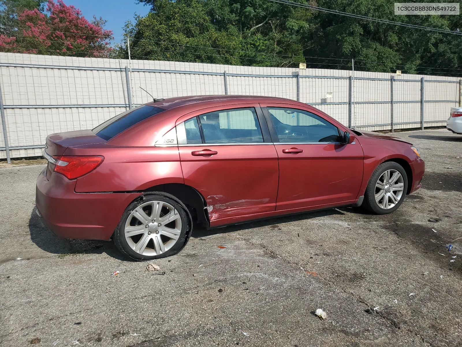 2013 Chrysler 200 Touring VIN: 1C3CCBBB3DN549722 Lot: 66661754