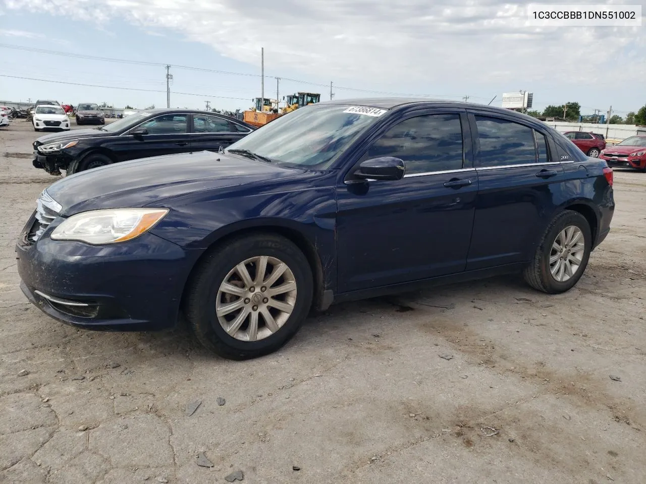 2013 Chrysler 200 Touring VIN: 1C3CCBBB1DN551002 Lot: 67386814