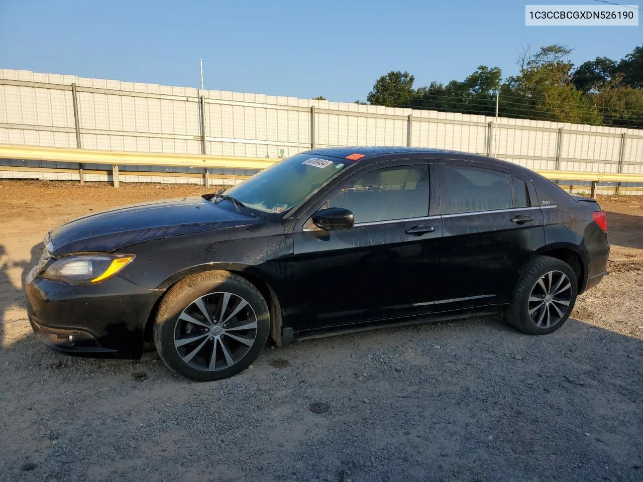 2013 Chrysler 200 Limited VIN: 1C3CCBCGXDN526190 Lot: 68389494