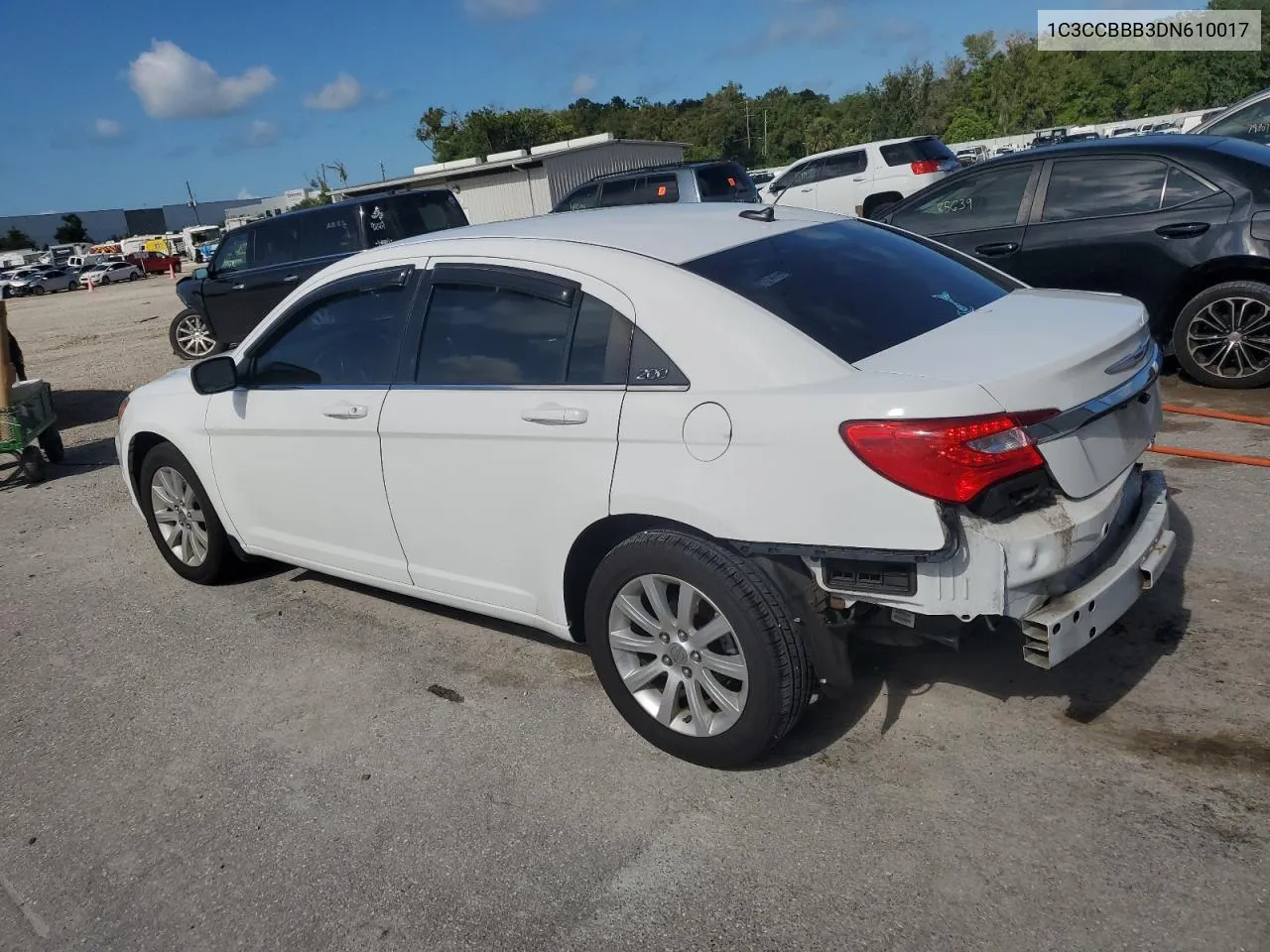 2013 Chrysler 200 Touring VIN: 1C3CCBBB3DN610017 Lot: 68817434