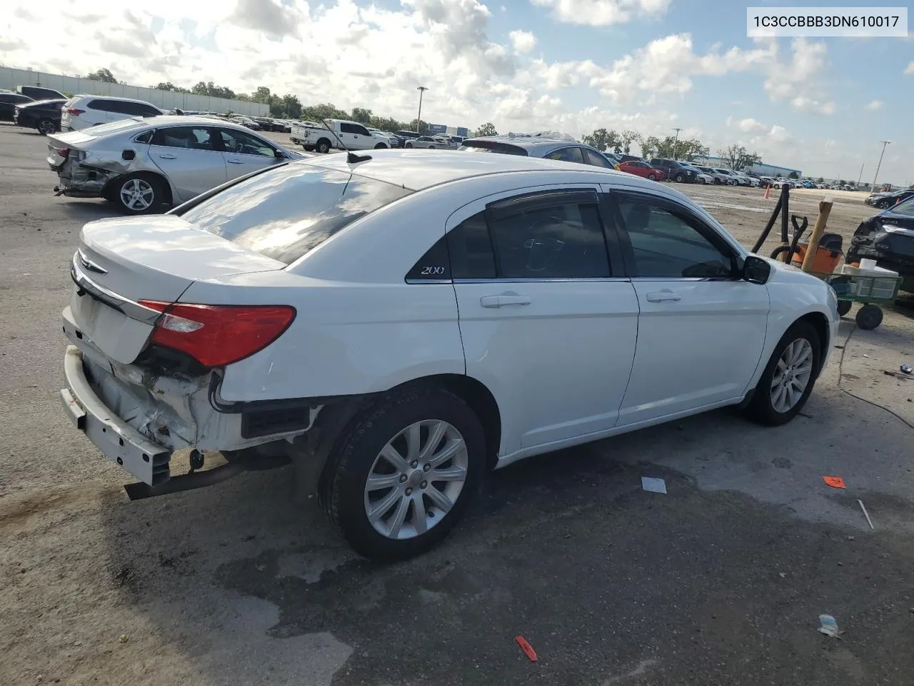 2013 Chrysler 200 Touring VIN: 1C3CCBBB3DN610017 Lot: 68817434