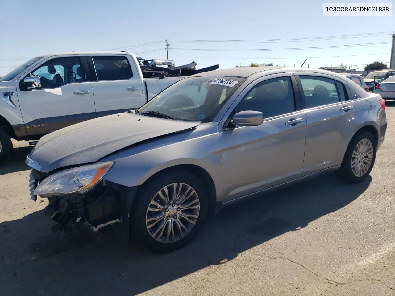 2013 Chrysler 200 Lx VIN: 1C3CCBAB5DN671838 Lot: 69068704