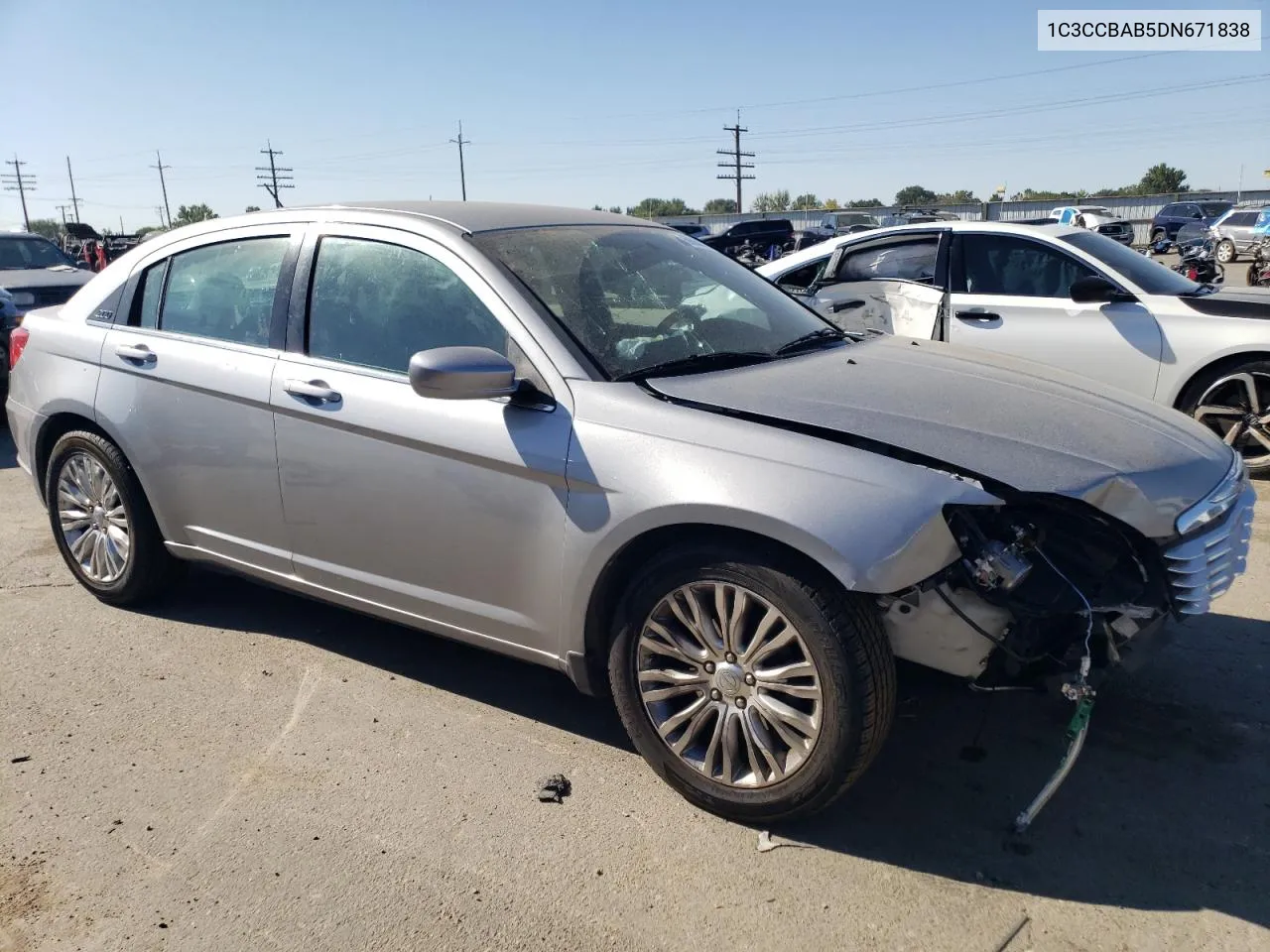 2013 Chrysler 200 Lx VIN: 1C3CCBAB5DN671838 Lot: 69068704