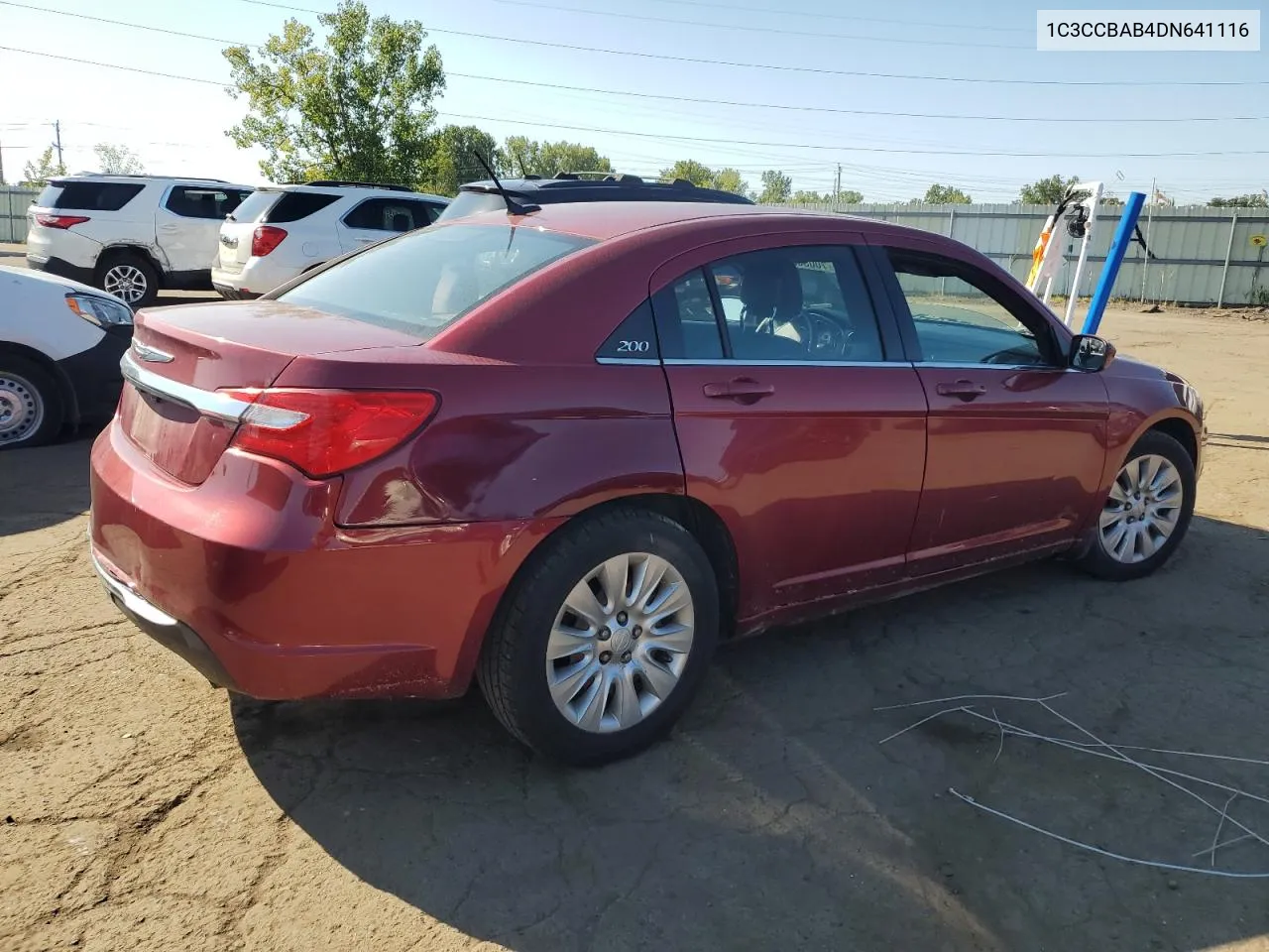 2013 Chrysler 200 Lx VIN: 1C3CCBAB4DN641116 Lot: 70035294