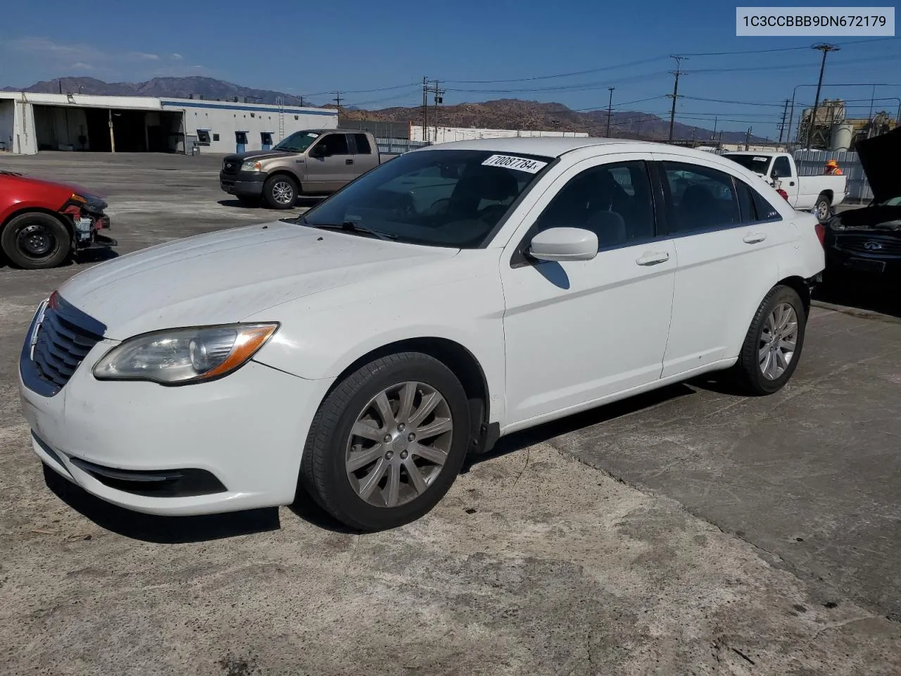 2013 Chrysler 200 Touring VIN: 1C3CCBBB9DN672179 Lot: 70087784