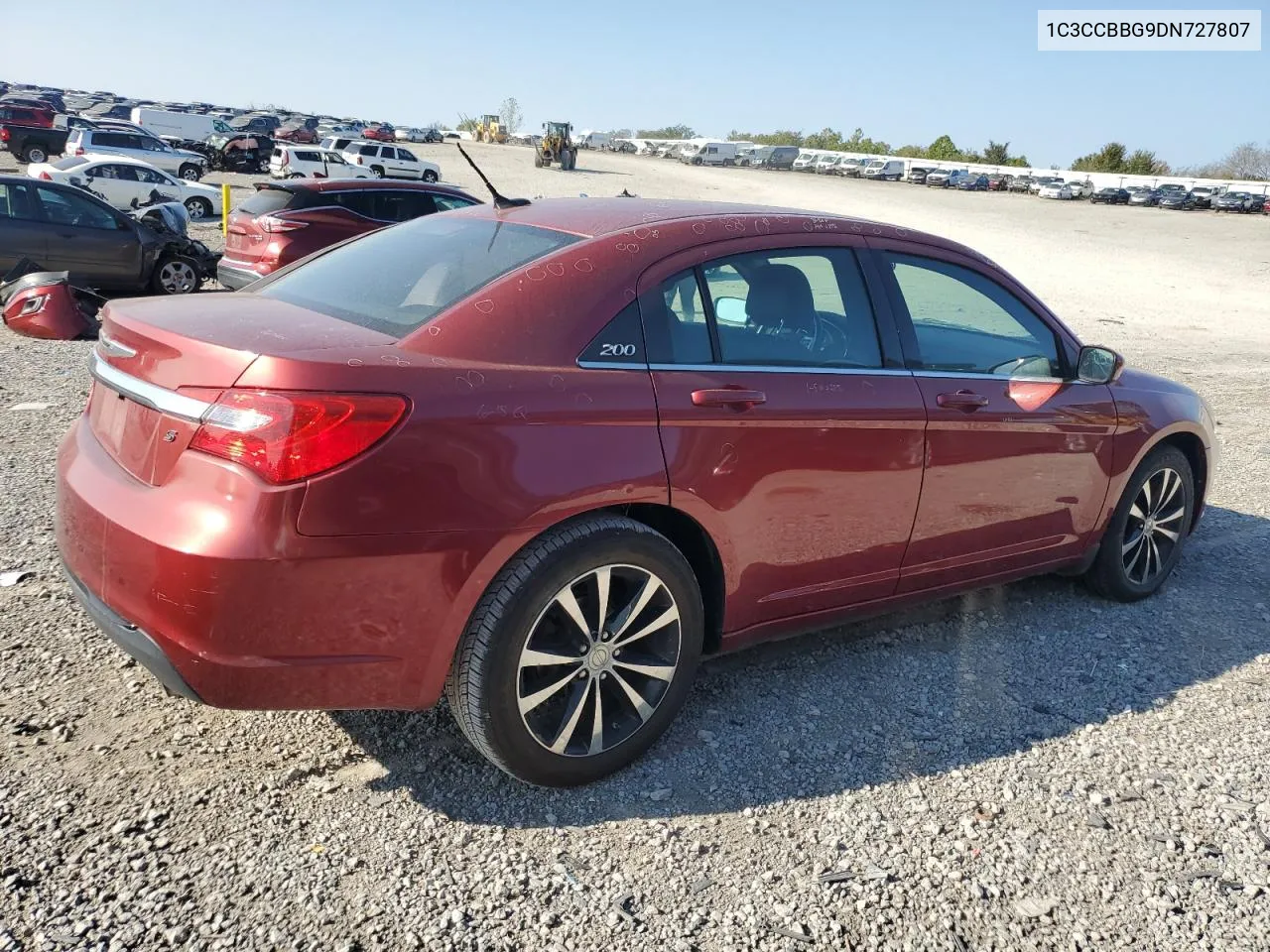 2013 Chrysler 200 Touring VIN: 1C3CCBBG9DN727807 Lot: 71185624