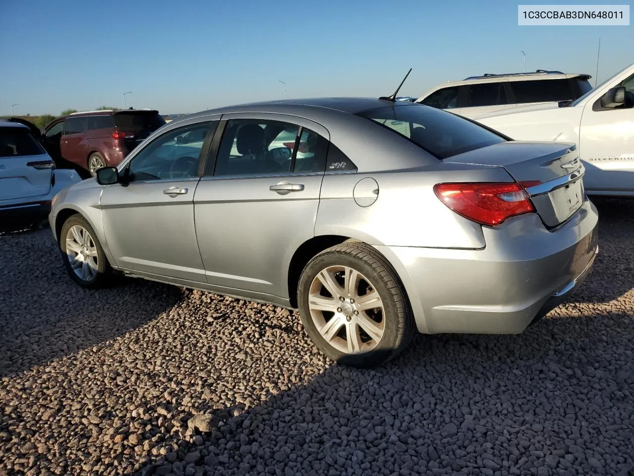 2013 Chrysler 200 Lx VIN: 1C3CCBAB3DN648011 Lot: 72473804