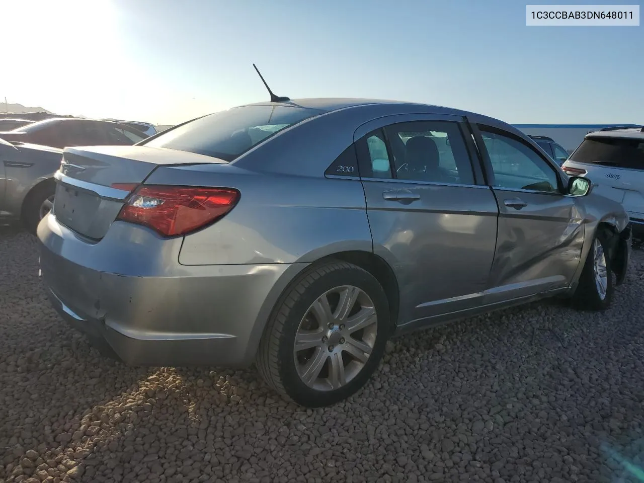 2013 Chrysler 200 Lx VIN: 1C3CCBAB3DN648011 Lot: 72473804