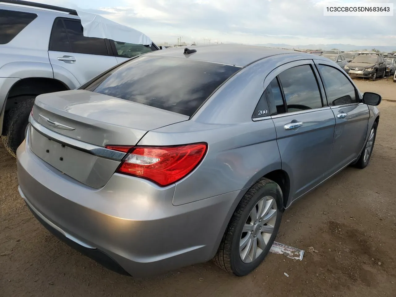 2013 Chrysler 200 Limited VIN: 1C3CCBCG5DN683643 Lot: 72854894