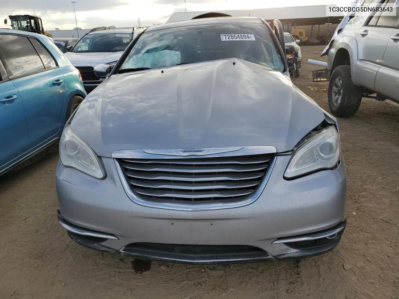 2013 Chrysler 200 Limited VIN: 1C3CCBCG5DN683643 Lot: 72854894