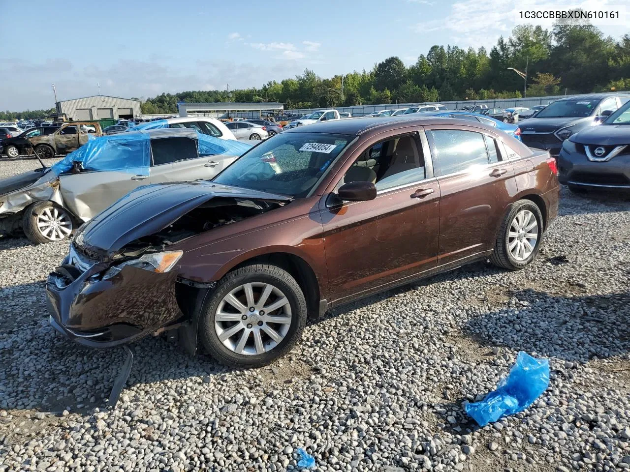 2013 Chrysler 200 Touring VIN: 1C3CCBBBXDN610161 Lot: 72948054