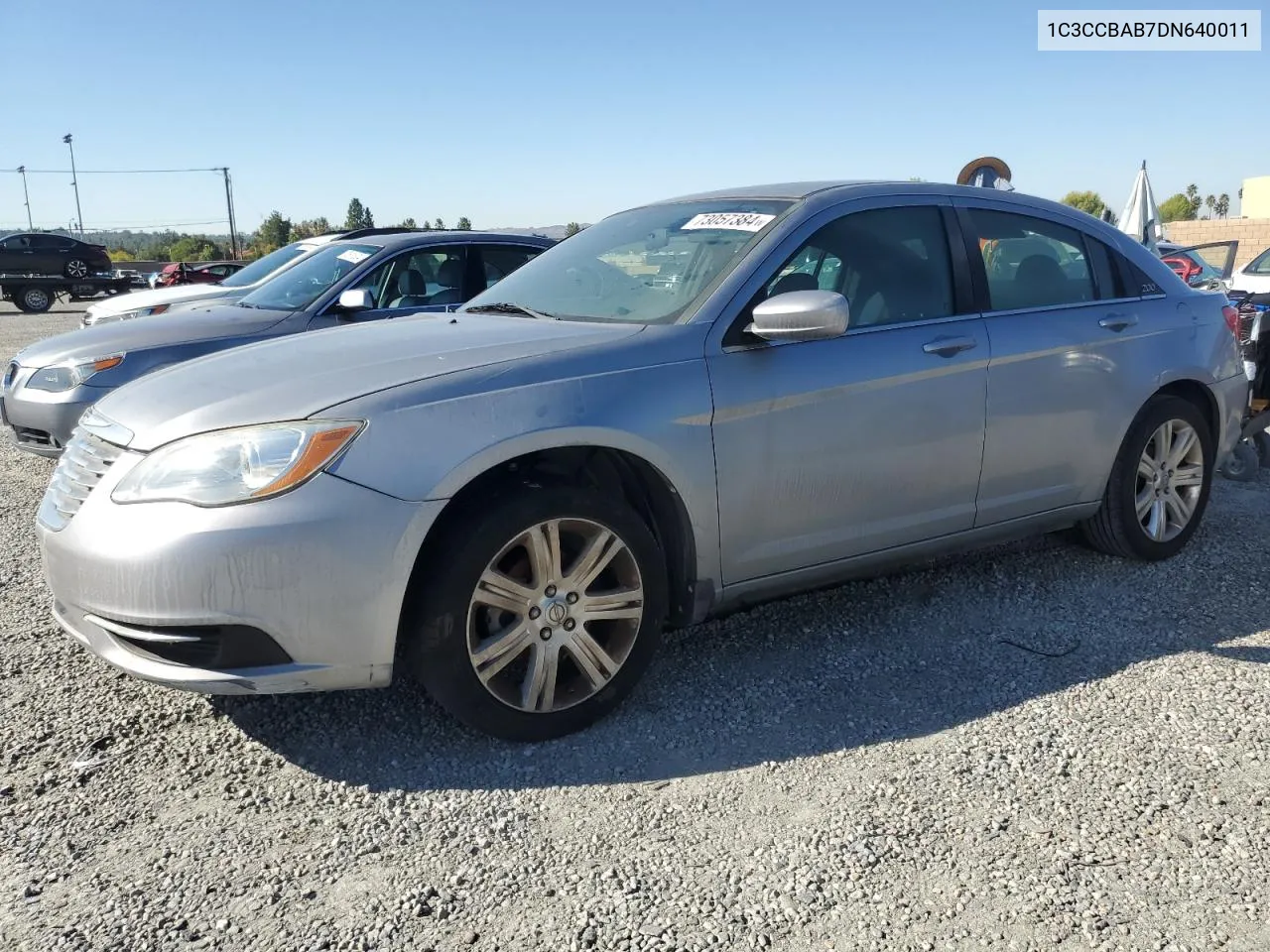 2013 Chrysler 200 Lx VIN: 1C3CCBAB7DN640011 Lot: 73057384