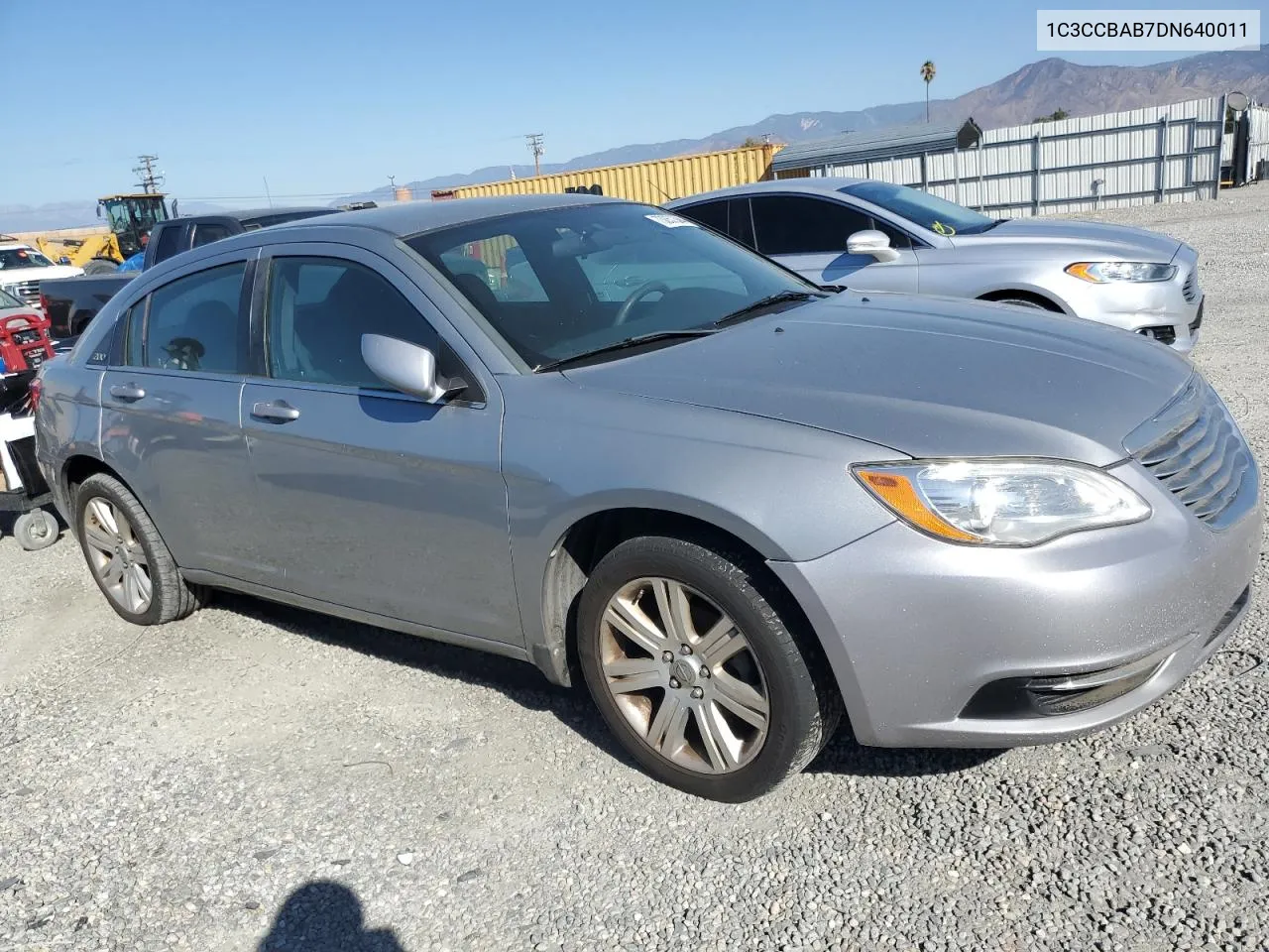 2013 Chrysler 200 Lx VIN: 1C3CCBAB7DN640011 Lot: 73057384