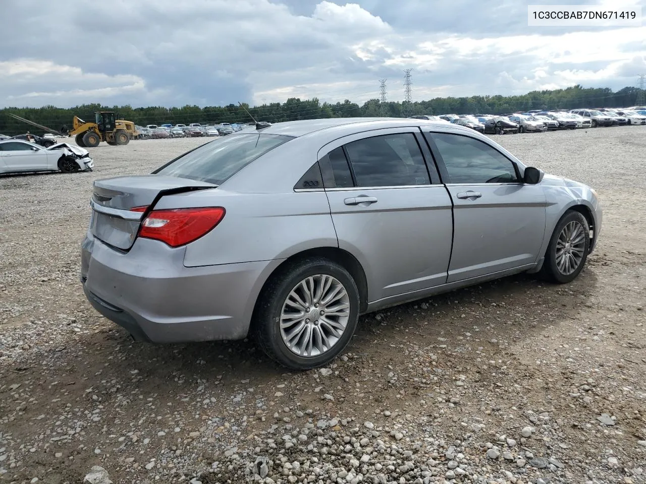 2013 Chrysler 200 Lx VIN: 1C3CCBAB7DN671419 Lot: 73333504