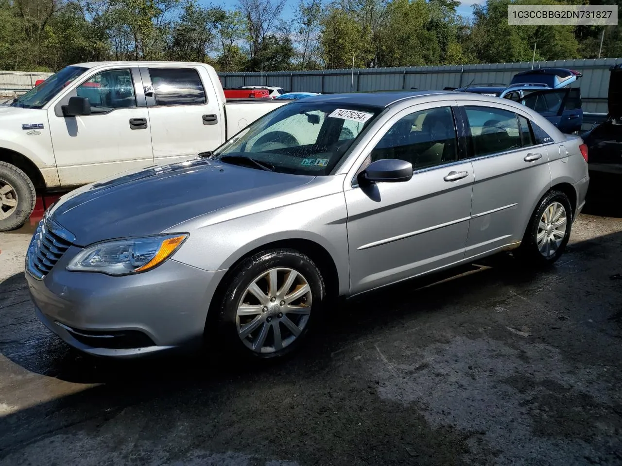 2013 Chrysler 200 Touring VIN: 1C3CCBBG2DN731827 Lot: 74275254