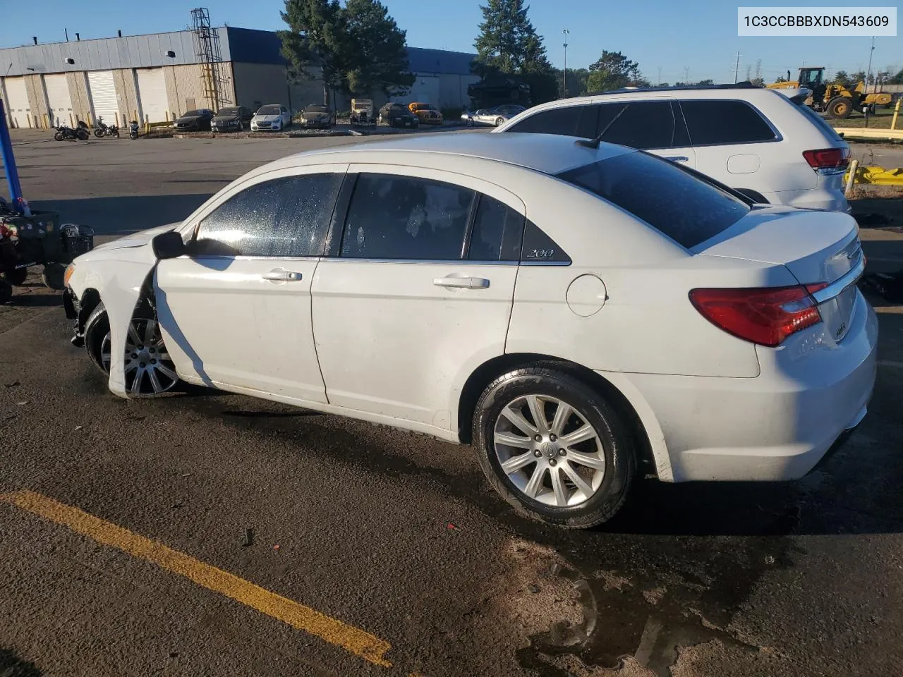 2013 Chrysler 200 Touring VIN: 1C3CCBBBXDN543609 Lot: 74704494