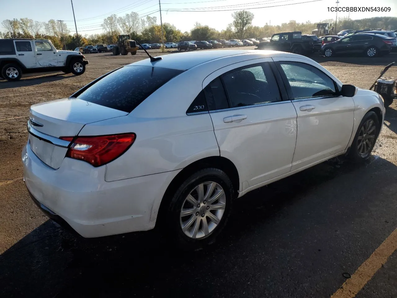 2013 Chrysler 200 Touring VIN: 1C3CCBBBXDN543609 Lot: 74704494