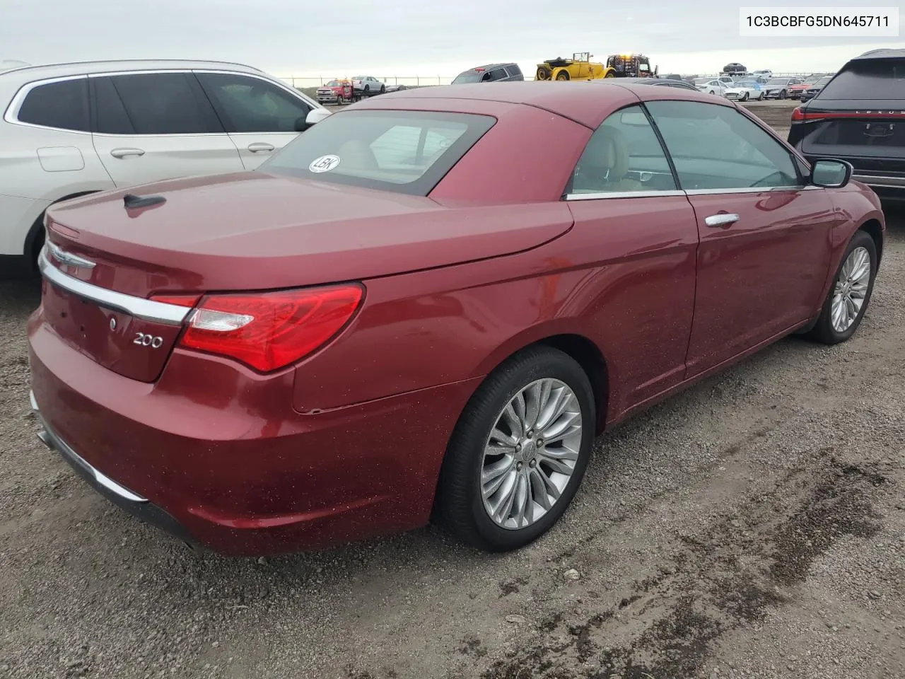 2013 Chrysler 200 Limited VIN: 1C3BCBFG5DN645711 Lot: 74965564