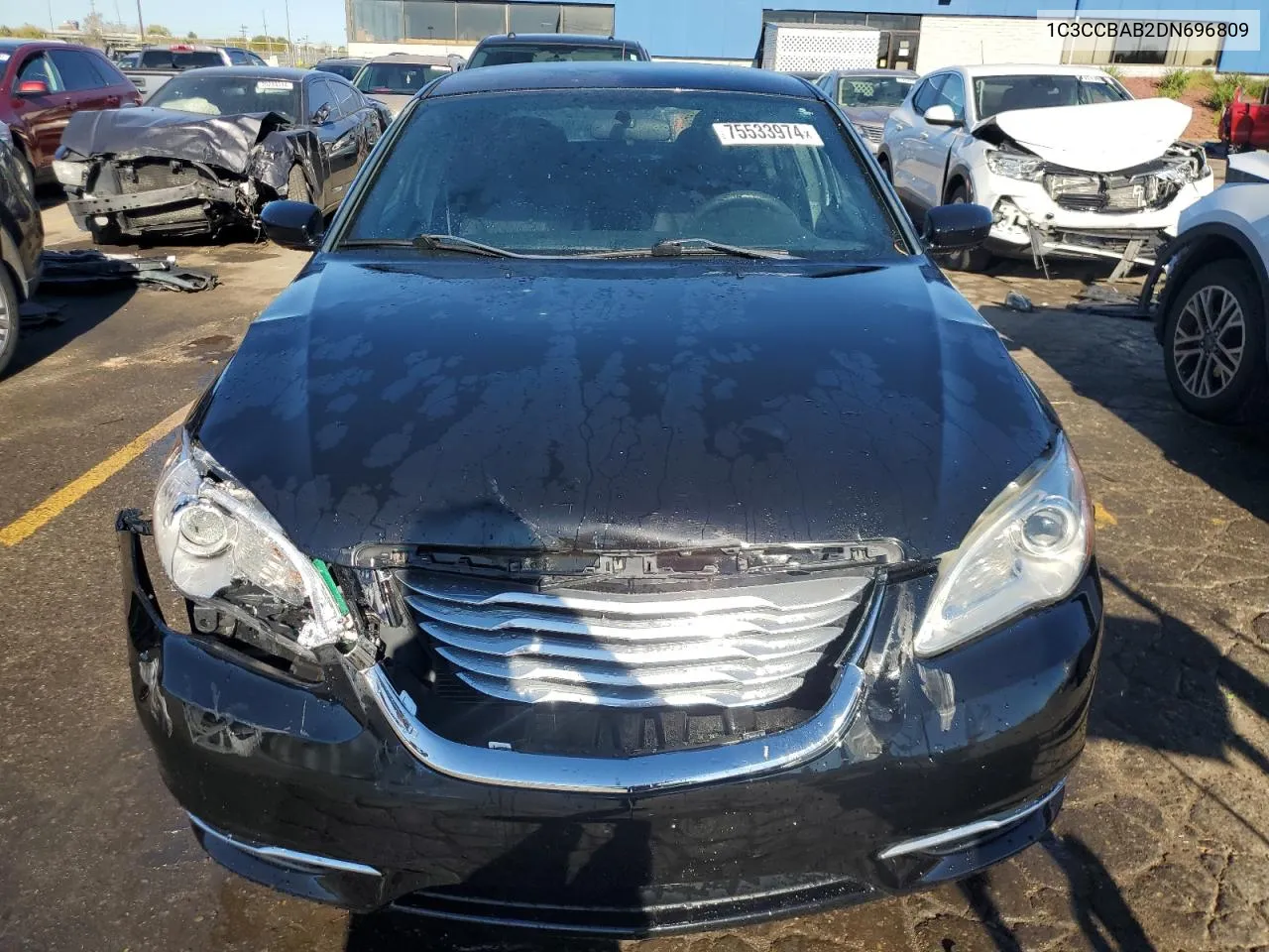 2013 Chrysler 200 Lx VIN: 1C3CCBAB2DN696809 Lot: 75533974