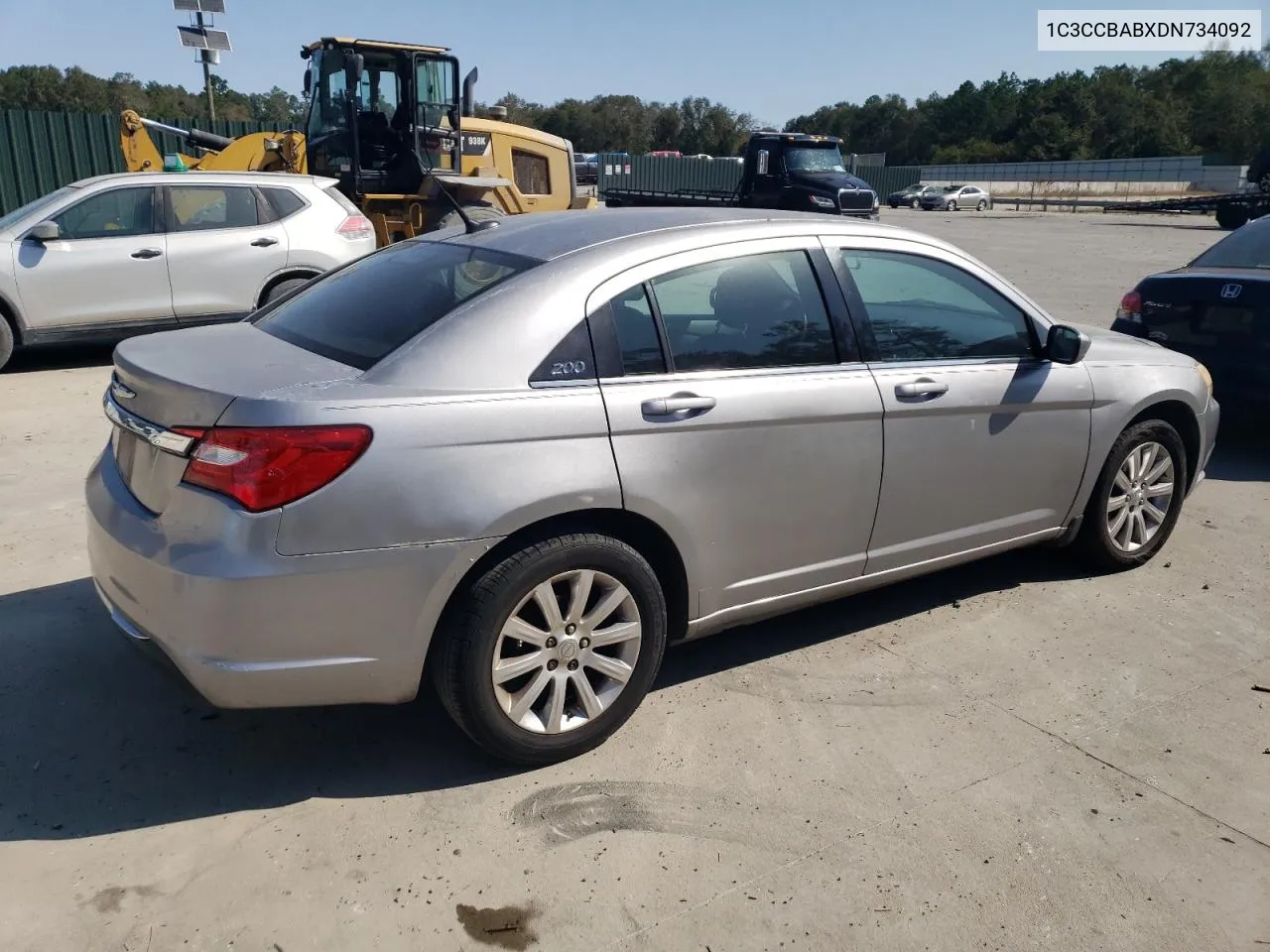 2013 Chrysler 200 Lx VIN: 1C3CCBABXDN734092 Lot: 75632604