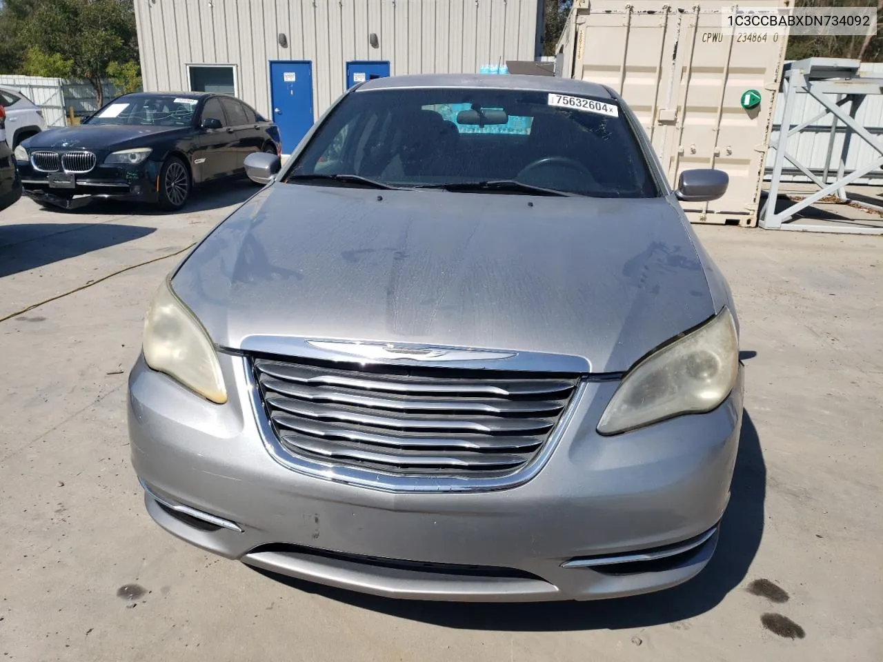 2013 Chrysler 200 Lx VIN: 1C3CCBABXDN734092 Lot: 75632604